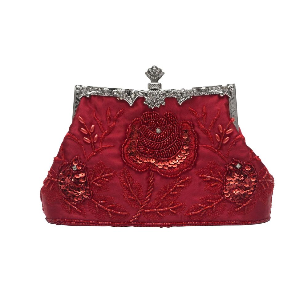 Vintage 1920S Beaded Evening Bag Pearl Clutch Bag Sequin Handbag ;)